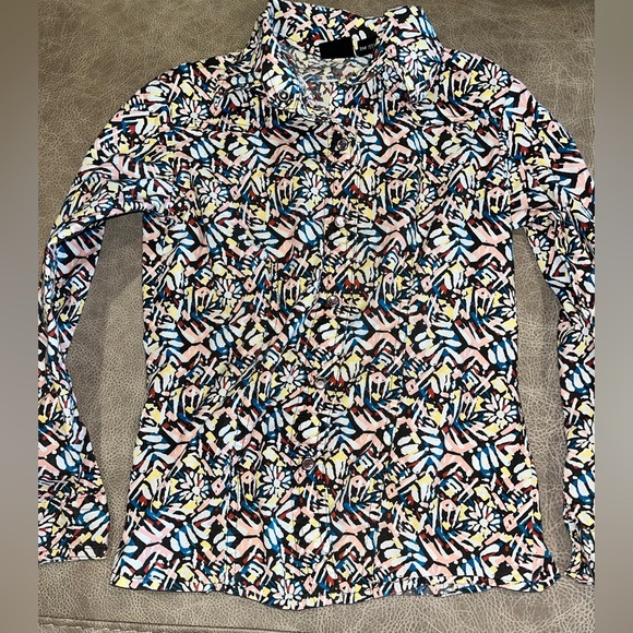 Western Wear Cowgirl Fall “Punchy" Print Girl's Shirt by Cruel Girl Small 6-7 - Picture 1 of 7